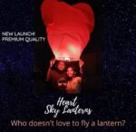 Heart Shape Sky Lanterns BIG size - Image 3