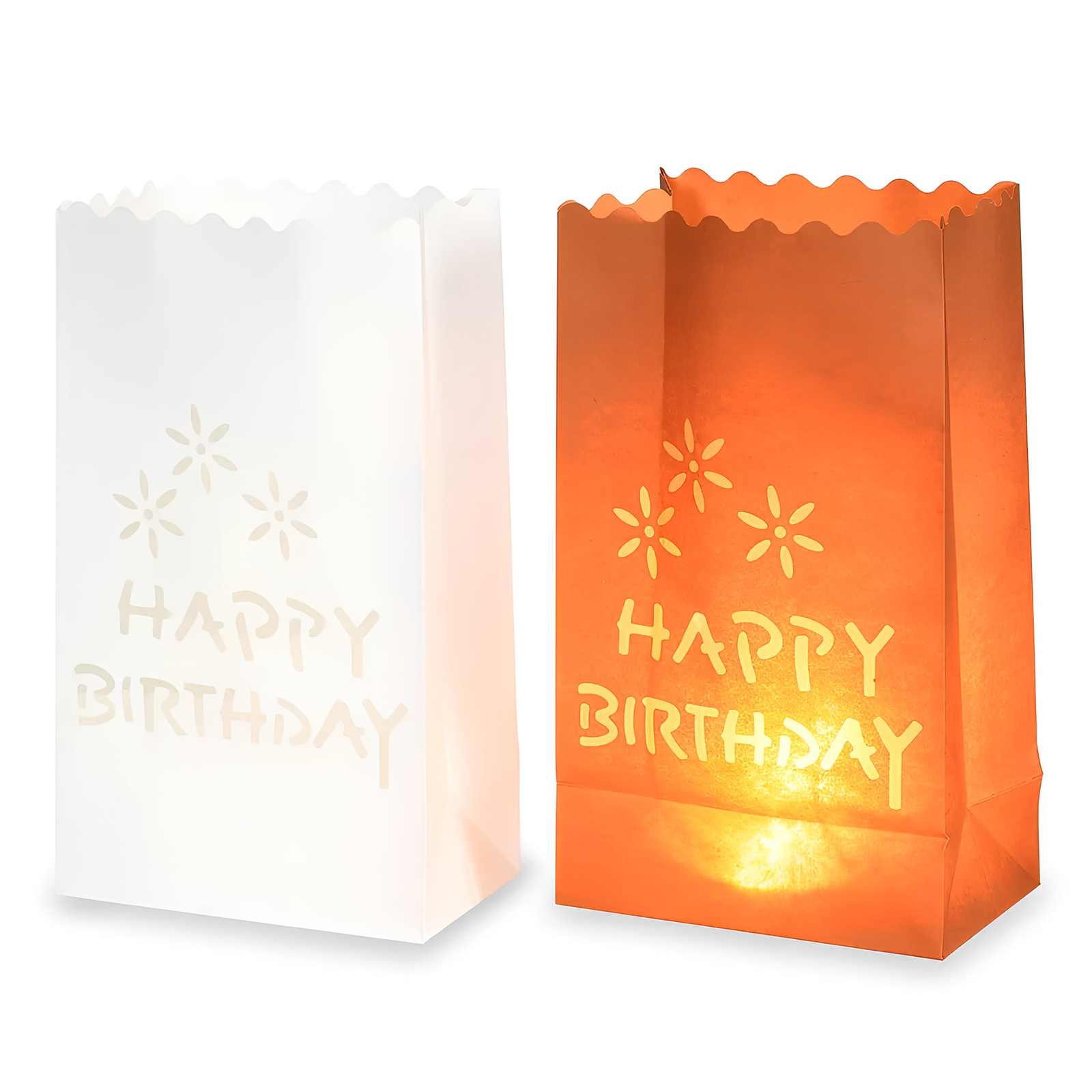 Luminary-Bags-4 Happy Birthday Model (Pack of 10 pcs including wax candles) - Image 1